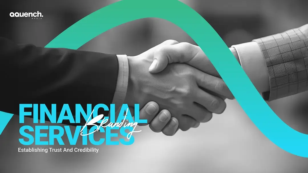 Close-up black-and-white handshake between two professionals overlaid with a teal wave and minimalistic text.
