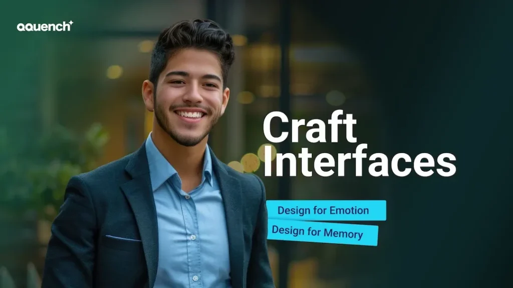 Design for emotion. Design for memory. Design for everyone.
At Qquench, we craft interfaces that resonate—shaped by generational insights, human instincts, and the subtle art of feeling.
Because great UX isn’t one-size-fits-all—it’s timeless, thoughtful, and deeply personal.
