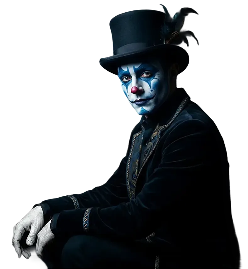 Qquench digital character 'Jester' introducing the Founders and leadership vision