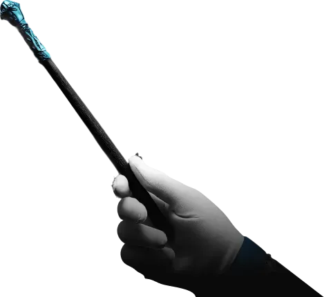 Jester Hand with Wand Image